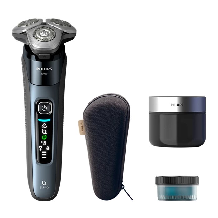 フィリップス メンズシェーバー i9000 クイッククリーンポッド付き X9001/20 X9001-20 グレイブルー