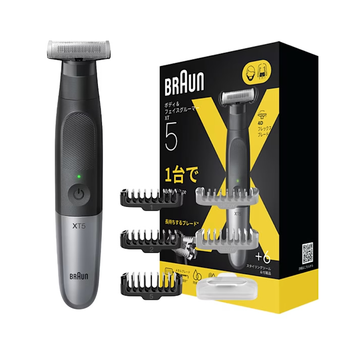 BRAUN XT5 ボディ＆フェイスグルーマー ブラウン メンズグルーミング ボディ&フェイスグルーマー シリーズXT5