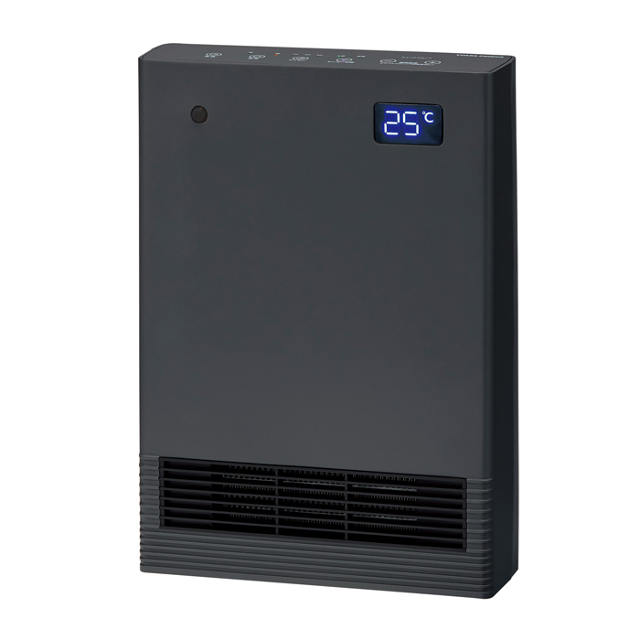 ユアサプライムス 背面が分解できるセラミックヒーター YA-S1228SGM-H グレー 電気ファンヒーター