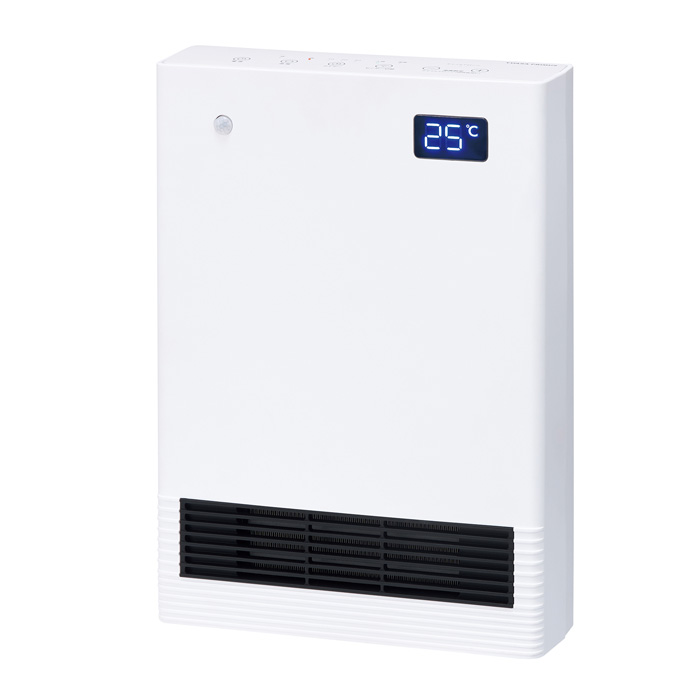 ユアサプライムス 背面が分解できるセラミックヒーター YA-S1228SGM-W ホワイト 電気ファンヒーター