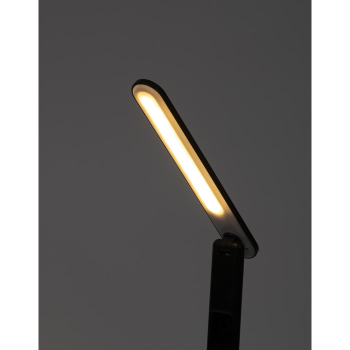 ゼピール LED スタンドライト デジタル表示付 ZLT-20B-K ブラック