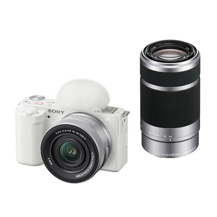 SONY ソニー デジタル一眼カメラ α アルファ VLOGCAM ZV-E10 ダブルズームレンズキット ZV-E10X-W ホワイト