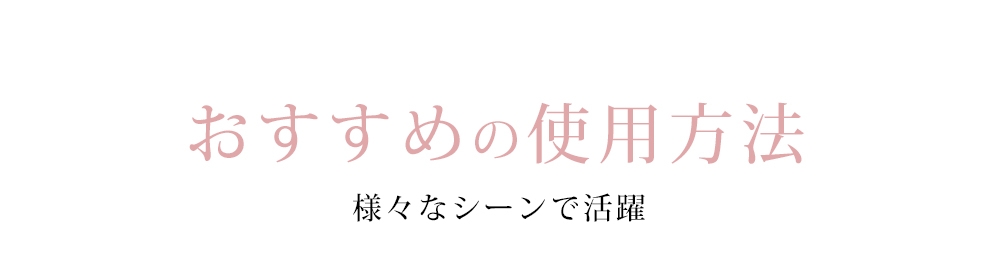 �������߂̎g�p���@