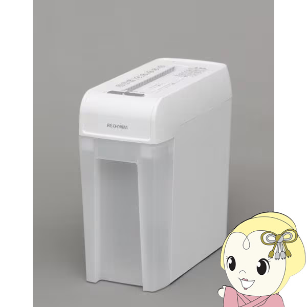 シュレッダー P5HCS ホワイト オフィスやご家庭で一人一台使用するのに最適なシュレッダーです。静音タイプなのでいつでも気兼ねなくご使用する事が出来ます。赤ちゃんがいるご家庭や静かなオフィスに最適で