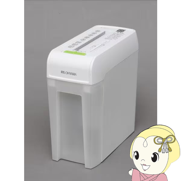 シュレッダー P6HC ホワイト オフィスやご家庭で一人一台使用するのに最適なシュレッダーです。 ゴミ箱は裁断くずが見やすいクリアダストボックスを採用しています。 投入口は紙を投入しやすいよう、曲面投