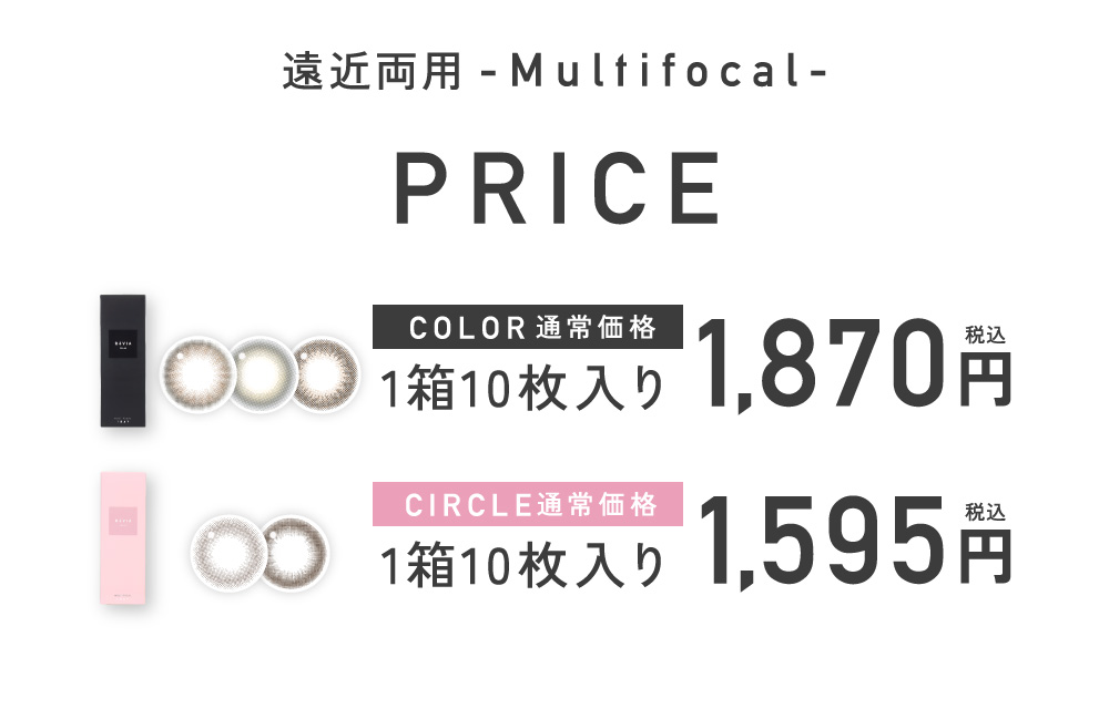 ���ߗ��p multifocal PRICE