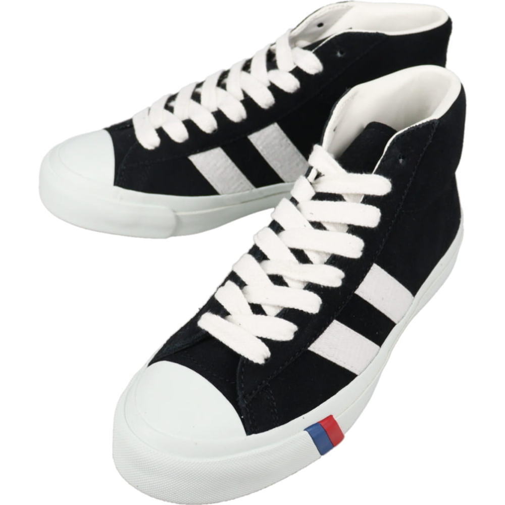 プロケッズ PRO-keds スニーカー ロイヤルプラス スエード ハイ ROYAL PLUS SUEDE HI ブラック PN1121