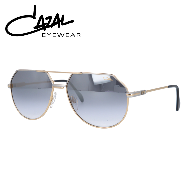【国内正規品】カザール サングラス レジェンズ ミラーレンズ CAZAL LEGENDS MOD.724/3 003 61サイズ （ダブルブリッジ） ティアドロップ