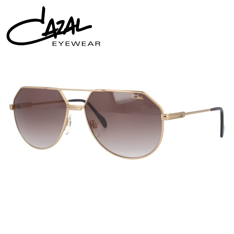 【国内正規品】カザール サングラス ティアドロップ型 レジェンズ CAZAL LEGENDS MOD.724/3 001 61サイズ （ダブルブリッジ） ユニセック