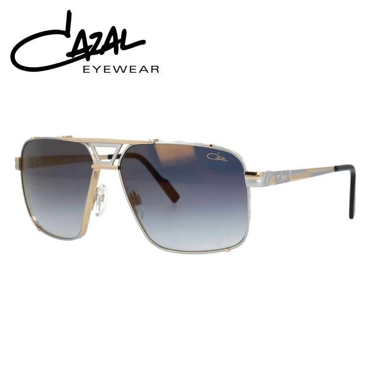 【国内正規品】 カザール サングラス CAZAL ブランド MOD.9099 003 59 スクエア カラーレンズ メンズ レディース UVカット 紫外線 対策