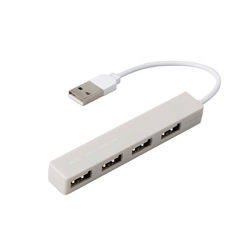 「w／U」シリーズ第3弾、USB4ポート変換ハブ。
