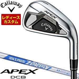 特注カスタムクラブ キャロウェイ APEX レディース DCB アイアン 単品[＃4] N.S.PRO Zelos7 シャフト