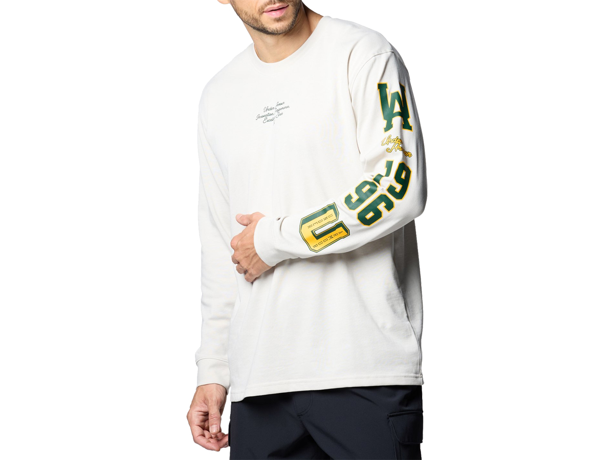 【カテゴリ】アンダーアーマー スポーツ ランニング トレーニング ウェア 長袖 ロンT ロングスリーブ L/S【品番】1388247-110【対象】男性用【素材】コットン60%、ポリエステル40%【サ