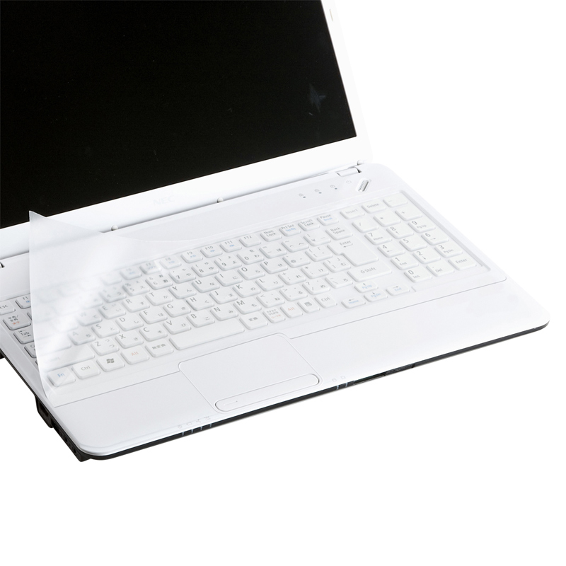 【商品説明】様々なノートPCに対応、シートタイプのマルチキーボードカバー。テンキー付きノート対応サイズ。【詳細】■サイズ：W385×D0.15×H200mm■材質：エーテル系ポリウレタン■付属品：両面