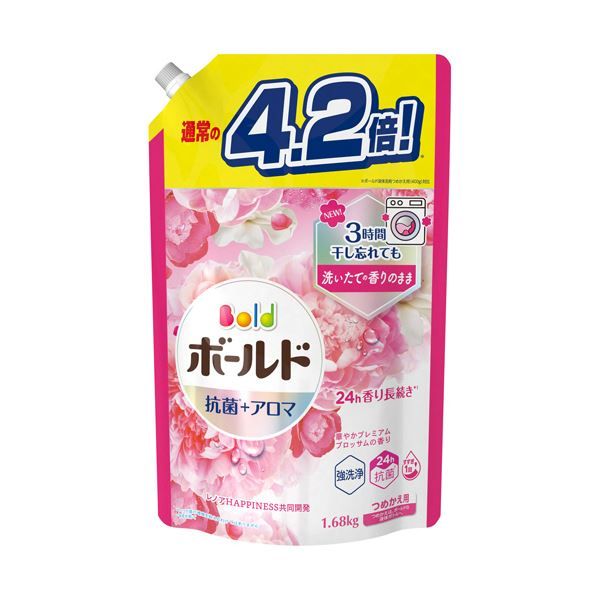 ●本商品は仕入元より配送となるため、沖縄・離島への配送はできません。 タイプ：詰替 洗剤の種類：ジェル 香り：華やかプレミアムブロッサムの香り 内容量：1680g 標準使用量：水45Lに対し45ml 