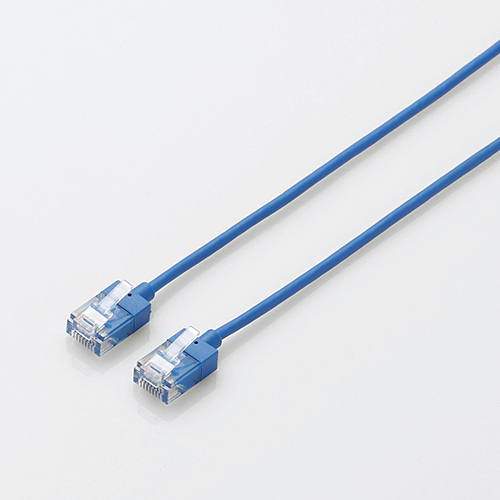 【製品仕様】■カラー：ブルー ■伝送速度：10Gbps ■インターフェイス：RJ-45コネクター ■環境配慮事項：EU Ro HS指令準拠 ■規格：Cat6A対応(10GBASE-T/1000BASE