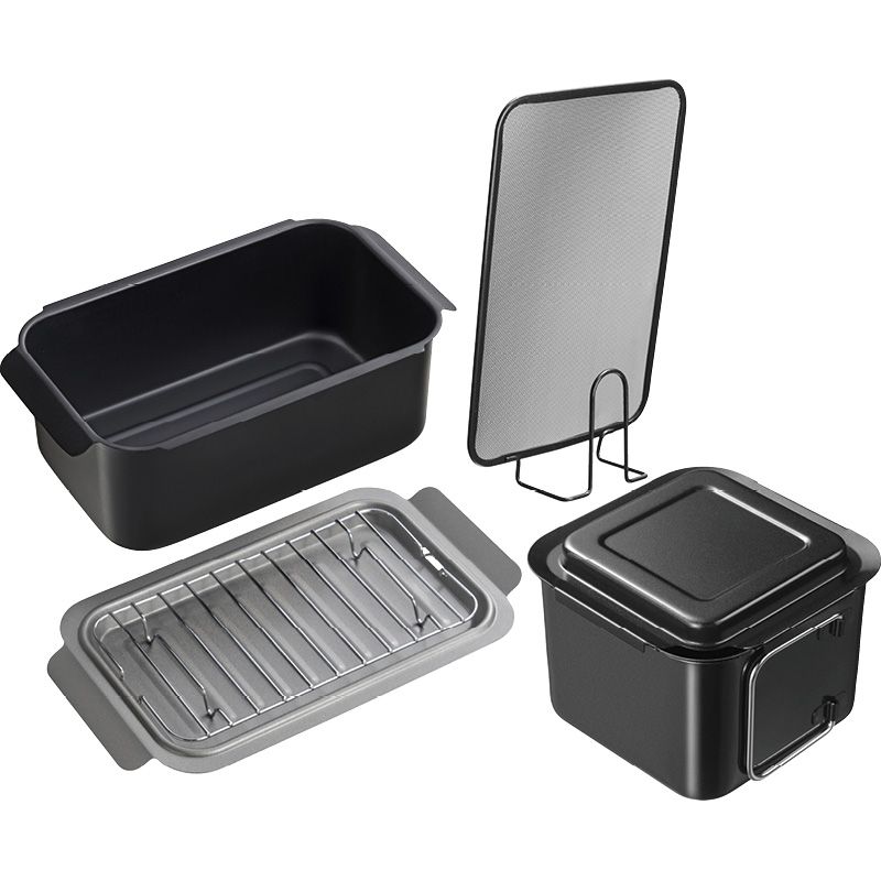 ちょこっと揚げにぴったり長い食材もゆったり少ない油で揚げられるコンパクトな角型揚げ鍋「揚げモノを楽しく快適に」ベタベタ、ギトギト、美味しいけど揚げ物ってめんどうそんなお悩みを解決した「ちょこっと揚げ」