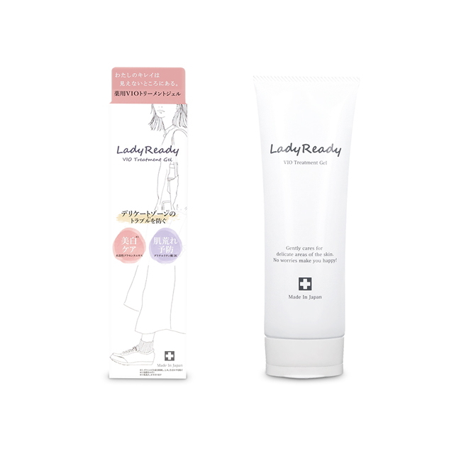 LadyReady VIOトリートメントジェル 140g 保湿ジェル スキンケア ボディケア 薬用 デリケートゾーン 保湿 ケア 肌荒れ くすみ 乾燥 VIO