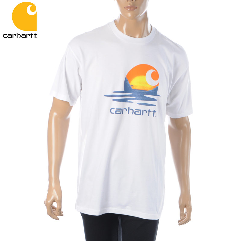 カーハート Carhartt WIP Tシャツ 半袖 クルーネック メンズ S/S LAGOON C T-SHIRT I029014 ホワイト■商品説明カーハートをベースにカジュアルにアレンジしたヨー