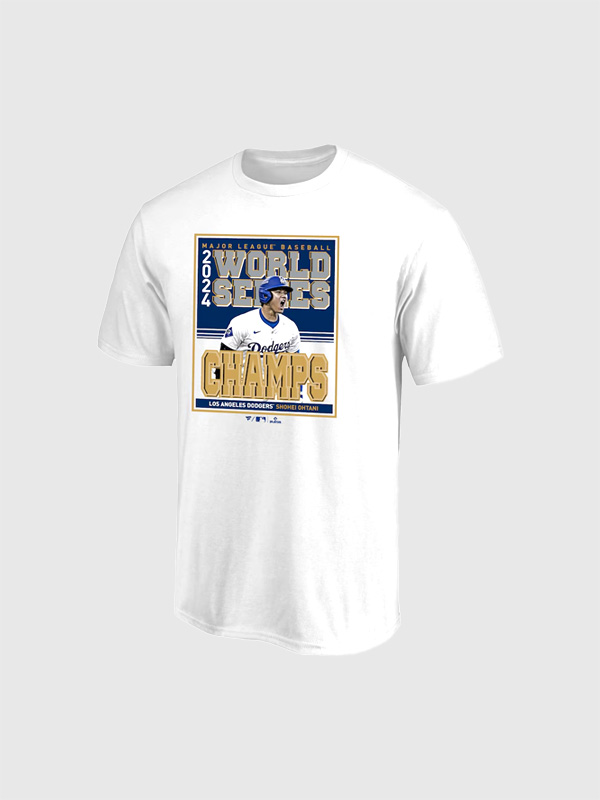 Fanatics ファナティクス Tシャツ 半袖 ドジャース 大谷 翔平 2024 ワールドシリーズ 優勝記念 チャンピオン MLB メジャーリーグ ロサン