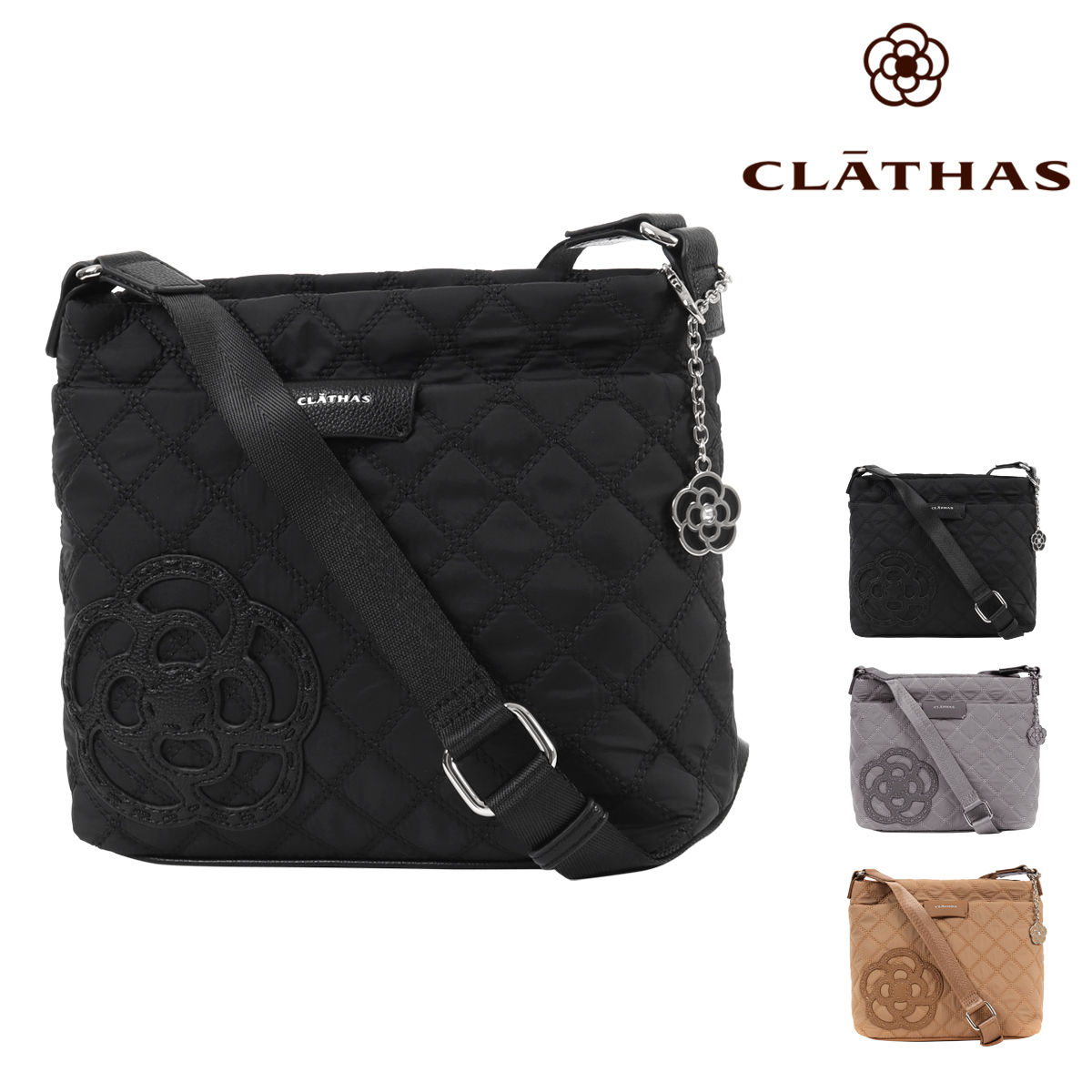 【レビュー投稿で+5％還元】クレイサス ショルダーバッグ 大 カペラ 189555 レディース CLATHAS 斜め掛け キルティング 大人 上品
