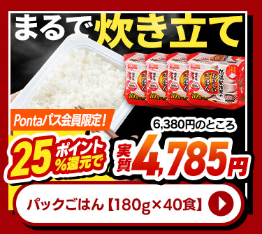 パックごはん180g