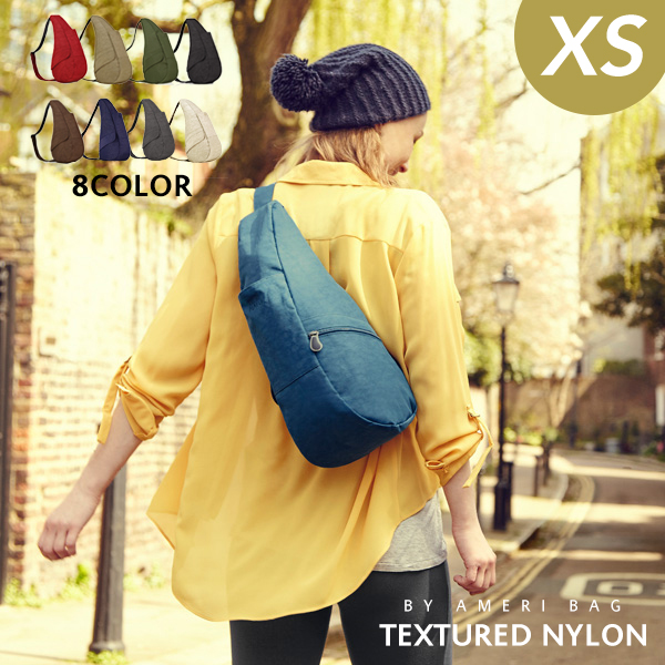■ブランドHEALTHY BACK BAG 【ヘルシー バック バッグ】By Ameri Bag 【アメリバッグ】■商品名Textured Nylon XSテクスチャード ナイロン バッグ XSサイズ