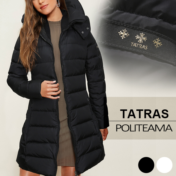 タトラス レディース ダウン TATRAS ポリテアマ POLITEAMA ロング 女性用 ダウンジャケット ダウンコート アウター 細身 ナイロン スリム