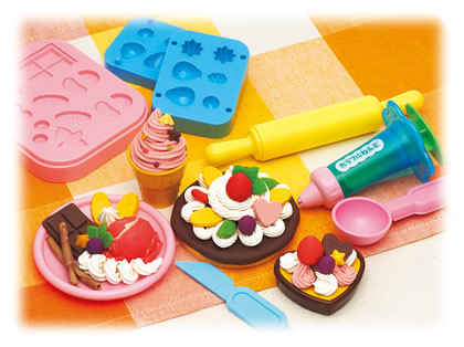 安全素材のおこめのねんど【カラフルねんど スイーツつくろう】ローヤル