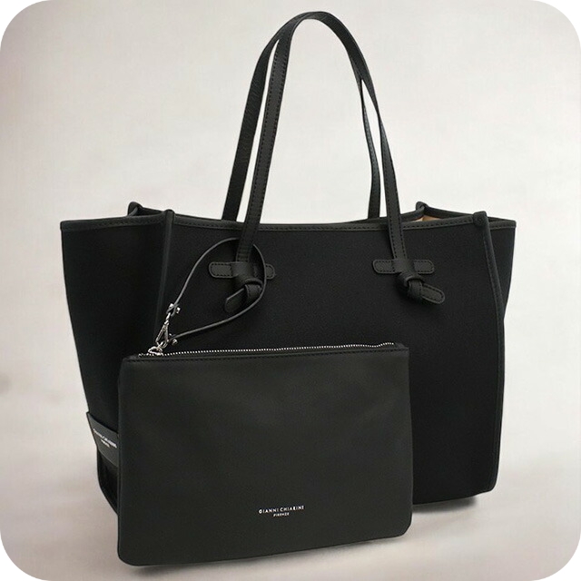 ジャンニ キアリーニ トートバッグ レディース バッグ 6850 GIANNI CHIARINI NERO-CORDA ブラック