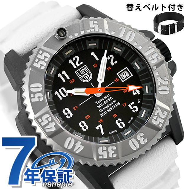 ルミノックス MIL-SPEC 3350 SERIES クォーツ 電池式 腕時計 ブランド メンズ チタン 替えベルト LUMINOX XL.3359.SET アナログ ブラック