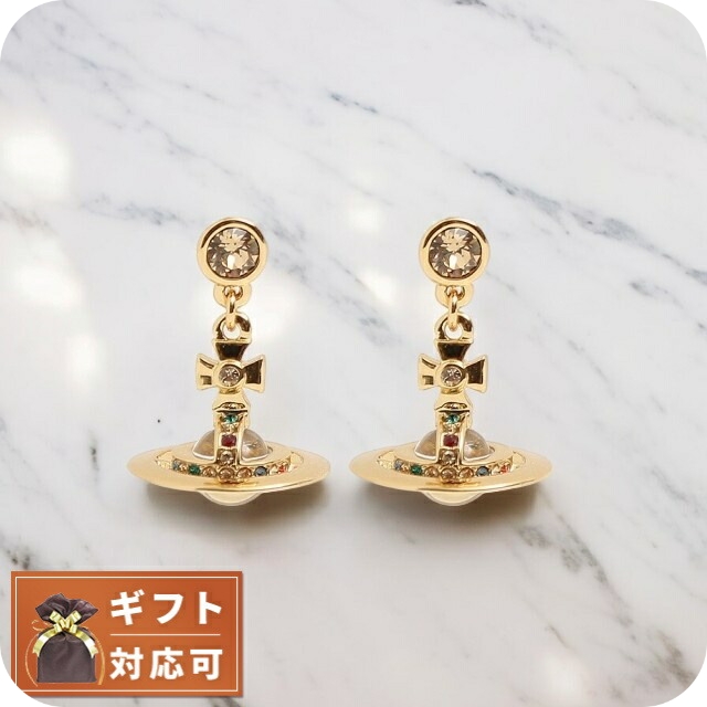 ヴィヴィアンウエストウッド VIVIENNE WESTWOOD プチオーブ ピアス レディース 62020032-R001 ゴールド◆1971年、ヴィヴィアン・ウエストウッドがマルコム・マクラーレンと