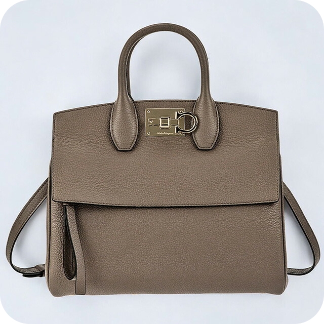 フェラガモ ハンドバッグ レディース ブランド Ferragamo 21H159CALF CARAW 718 294 ブラウン