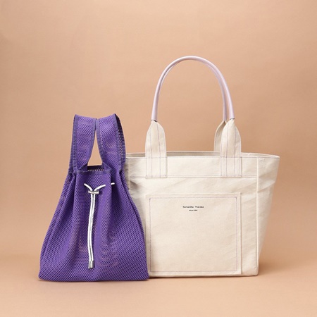 サマンサタバサ ハンドバッグ Dream bag for キャンバストート 大サイズ ラベンダー Samantha Thavasa サマンサ タバサ ブランド 正規品