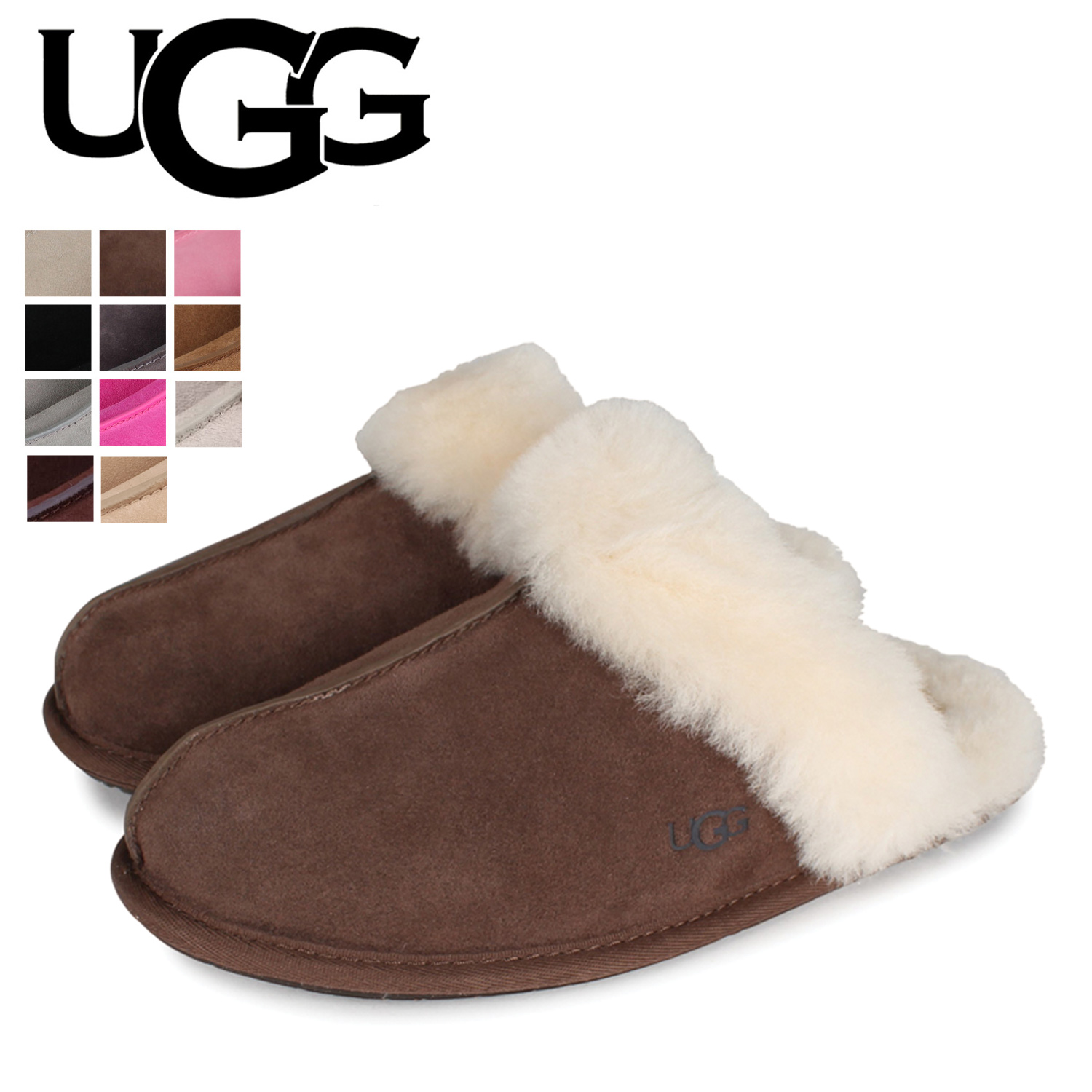 UGG アグ スリッポン スリッパ ルームシューズ スカフェット シープスキン SCUFFETTE II 1106872