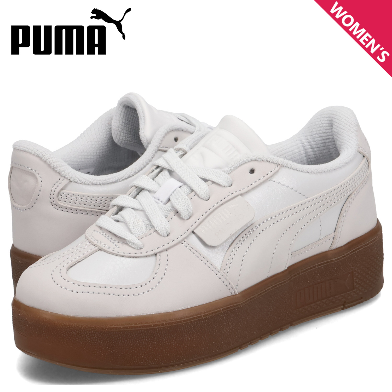 商品番号 puma-401284-021980年代のテラススタイルを代表する名作モデル。レザーベースのアッパーに、ブランドロゴをあしらったプラットフォームアウトソールでモダンな雰囲気を演出。プーマのテ