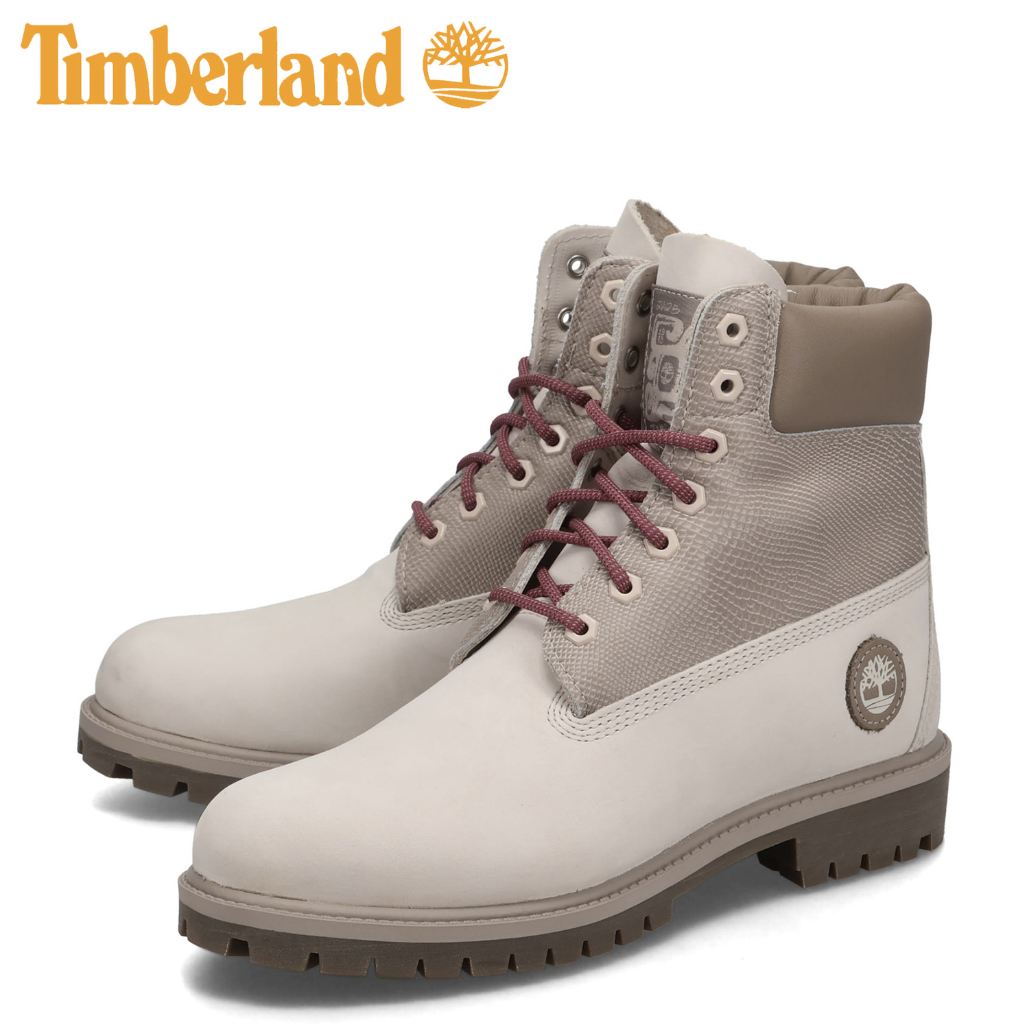 ティンバーランド Timberland ブーツ 6インチ プレミアム ウォータープルーフ メンズ 防水 6IN PREMIUM BOOTS WP ホワイト A41MW-EM3