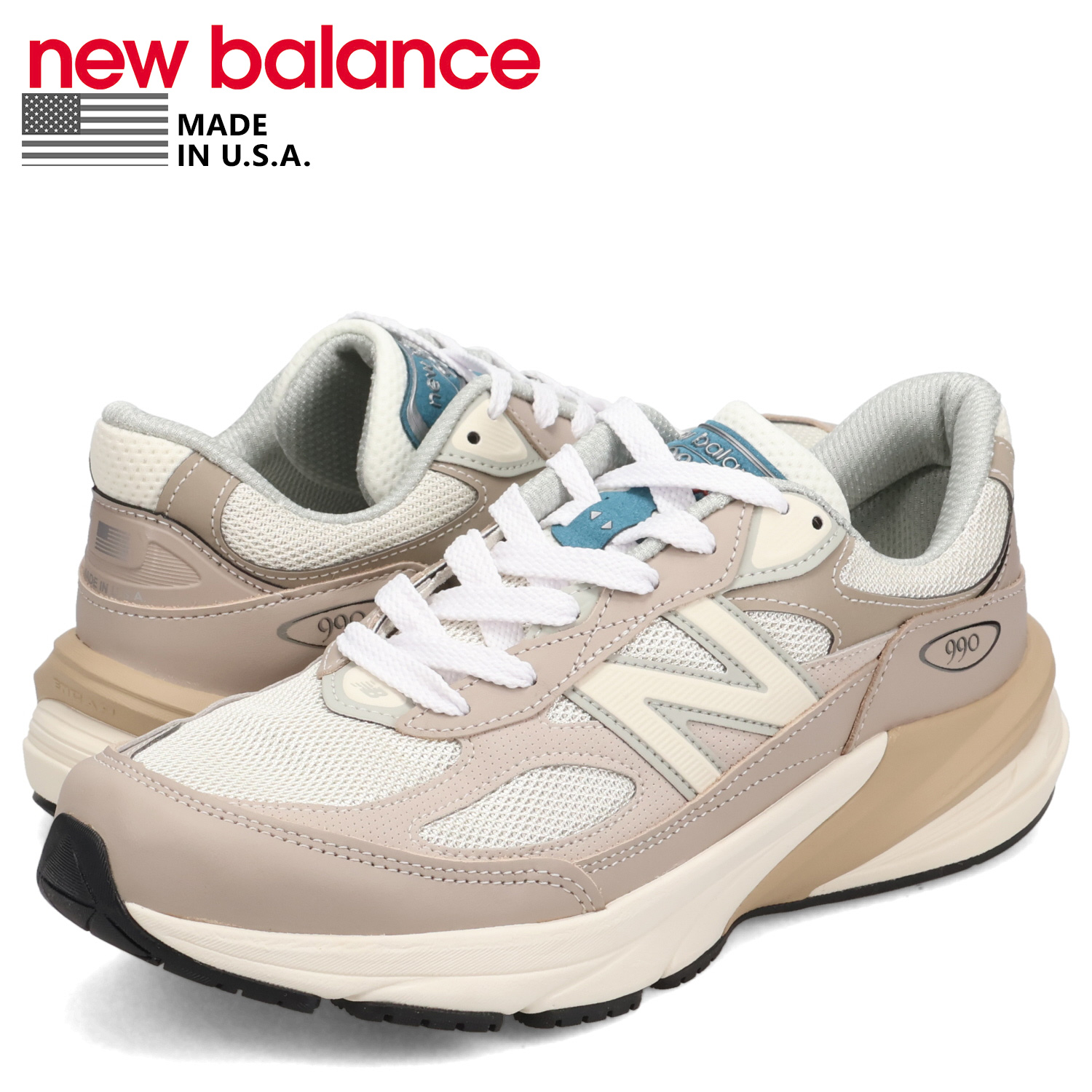 商品番号 nb-u990mm6【履き心地に定評があり、長年スニーカーフリークから愛される NEW BALANCE】Made in USA 990v6は、パフォーマンスにインスパイアされた一連のアップデ