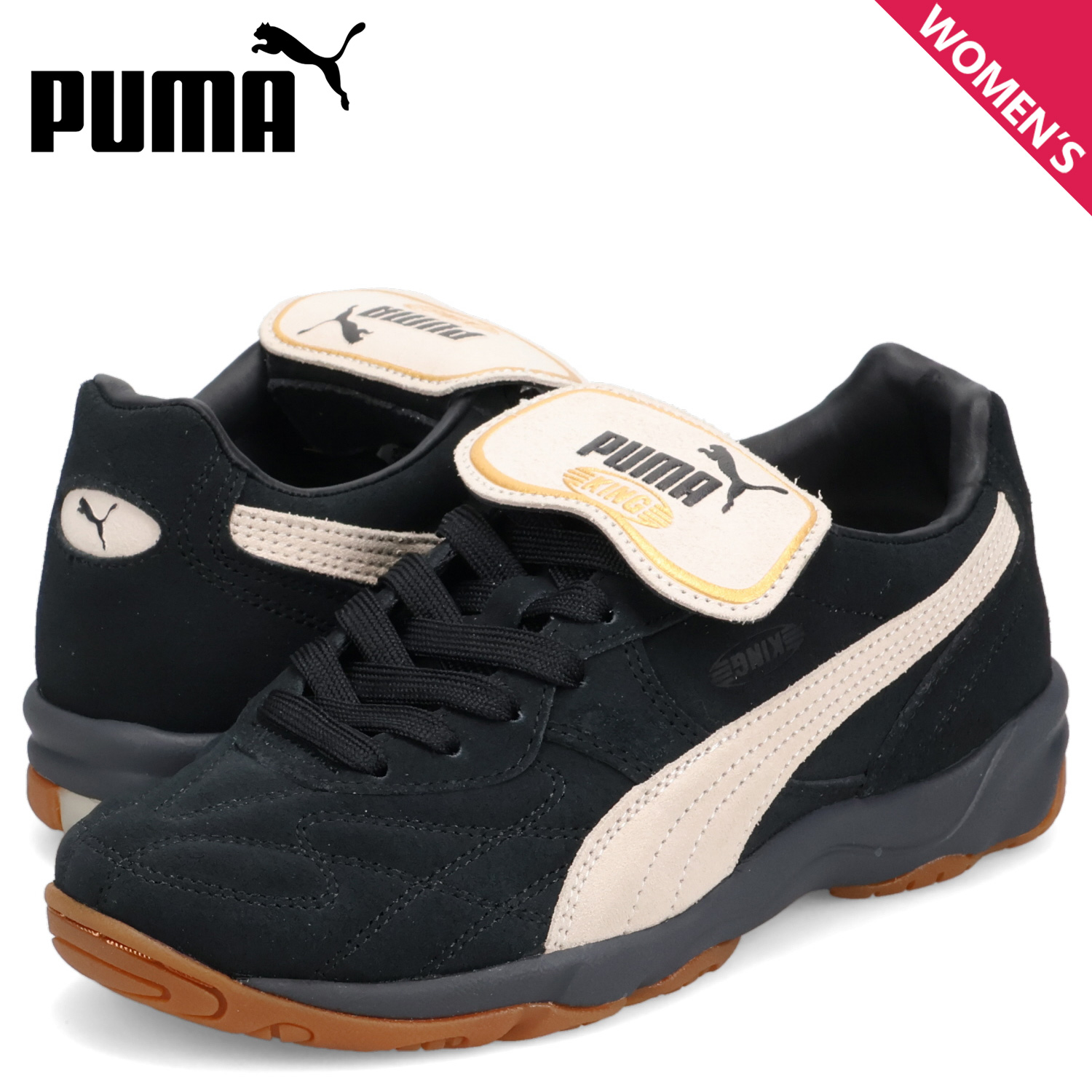 PUMA プーマ キング インドア ザ ネヴァーウォーン VI スニーカー レディース KING INDOOR THE NEVERWORN VI ブラック 黒 402965