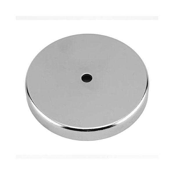 ED2032171 エスコ EA781GC-2 EA781GC−2 φ81x10mm マグネット【6mm穴付】 EA781GC2【キャンセル不可】
