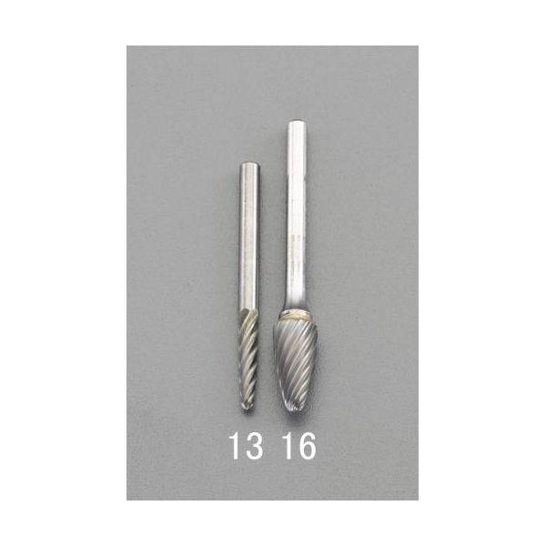 ED3123244 エスコ EA819CM-16 6．0x 13x45mm／3mm軸 超硬カッター ステンレス・快削 EA819CM16【キャンセル不可】