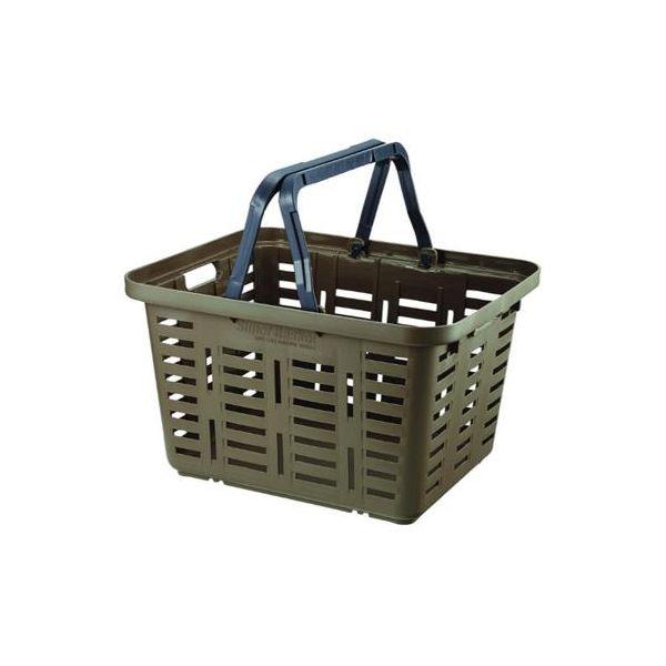 ED3131673 エスコ EA505AS-3A 465x385x280mm／27L バスケット 茶／4個 EA505AS3A【キャンセル不可】