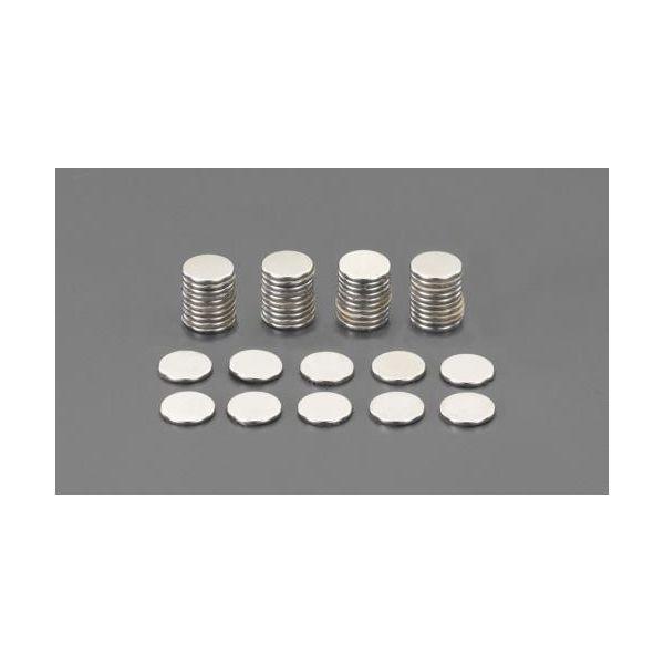 ED3139282 エスコ EA781EE-41 φ 8x1．0mm マグネット／S極 粘着付／50個 EA781EE41【キャンセル不可】
