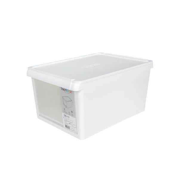 ED3183813 エスコ EA506LW-12 371x260x186mm 収納ボックス ホワイト EA506LW12