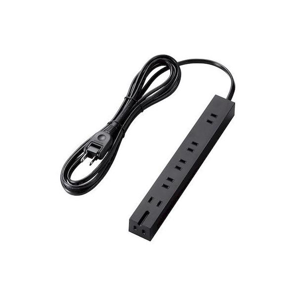 ED3207295 エレコム ELECOM T-KM01-2630BK スタンダード雷／超強力6口3m TKM012630BK