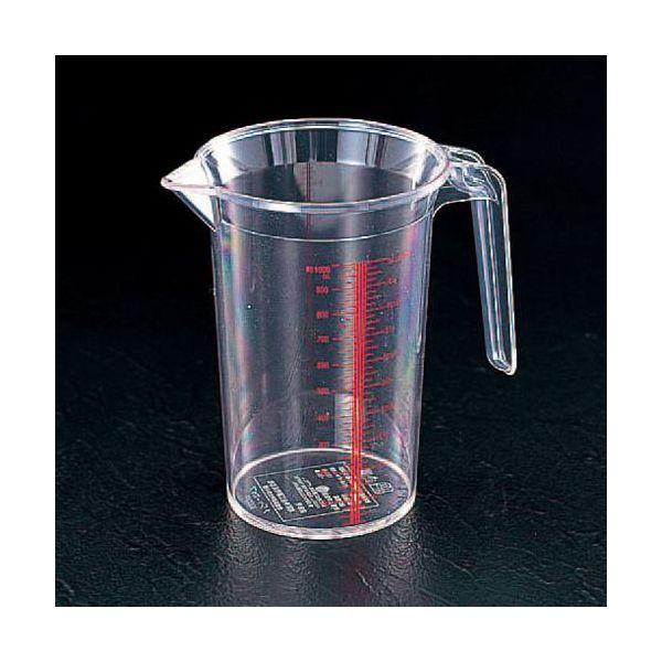 ED3345486 エスコ EA991KP-13 1000ml 計量カップ プラスチック製 EA991KP13