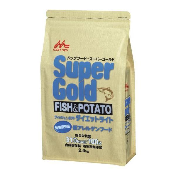 ED3420664 森乳サンワールド 4978007004580 スーパーゴールド フィッシュ＆ポテト ダイエットライト 2．4kg