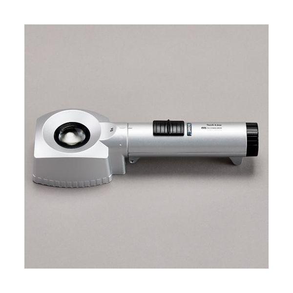 ED3875383 【個人宅配送不可】エスコ EA756DL-8 直送 代引不可 x 4．0／ 55mm ルーペ LEDライト付 EA756DL8