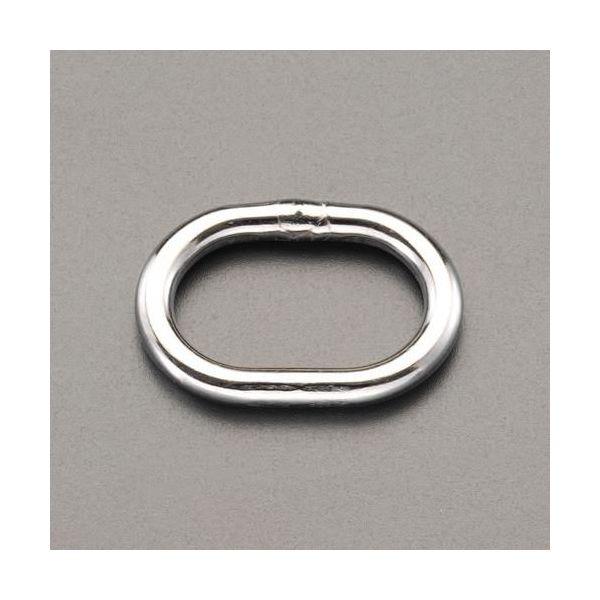 ED3884184 エスコ EA638DN-24 12．0x 80mm 楕円リング ステンレス製 EA638DN24