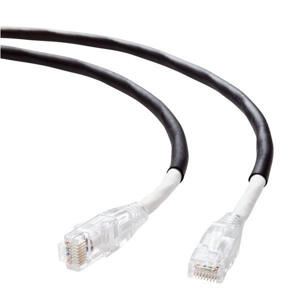 ED4019924 ELECOM エレコム LD-GPAOS/BK30 LANケーブル CAT6A 30m 屋外用 Po E＋＋ 対応 高速 10Gbps ストレート 耐候